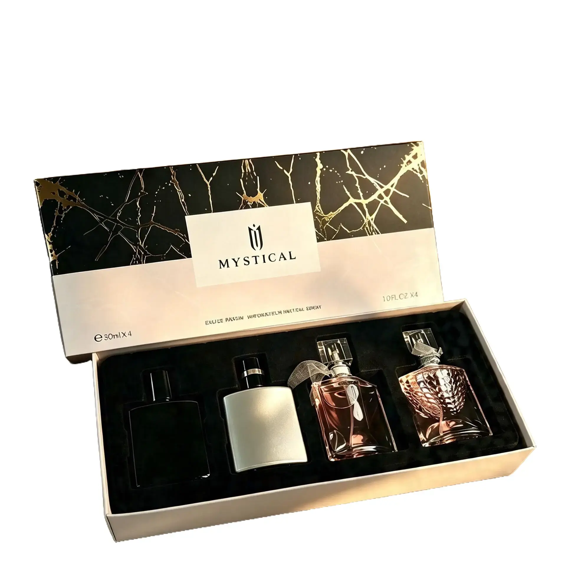 Women's 4-Piece Mini Perfume Set, 30ml Floral Fruity Light Fragrance Sprays (Joy, Sauvage, Hypnotic Poison, Addict), Long-Lasting Fresh Scent, Valentine's Day Gift fragrance collection ensemble unique charm