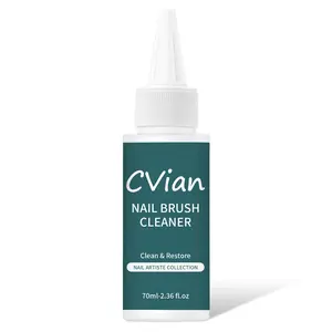 Nail Brush Cleaner, Quick-Dry Nail Polish Remover, Nail Art Remover, Thoroughly Cleans Residual Glue, Extends Brush Life, Essential Nail Tool Care