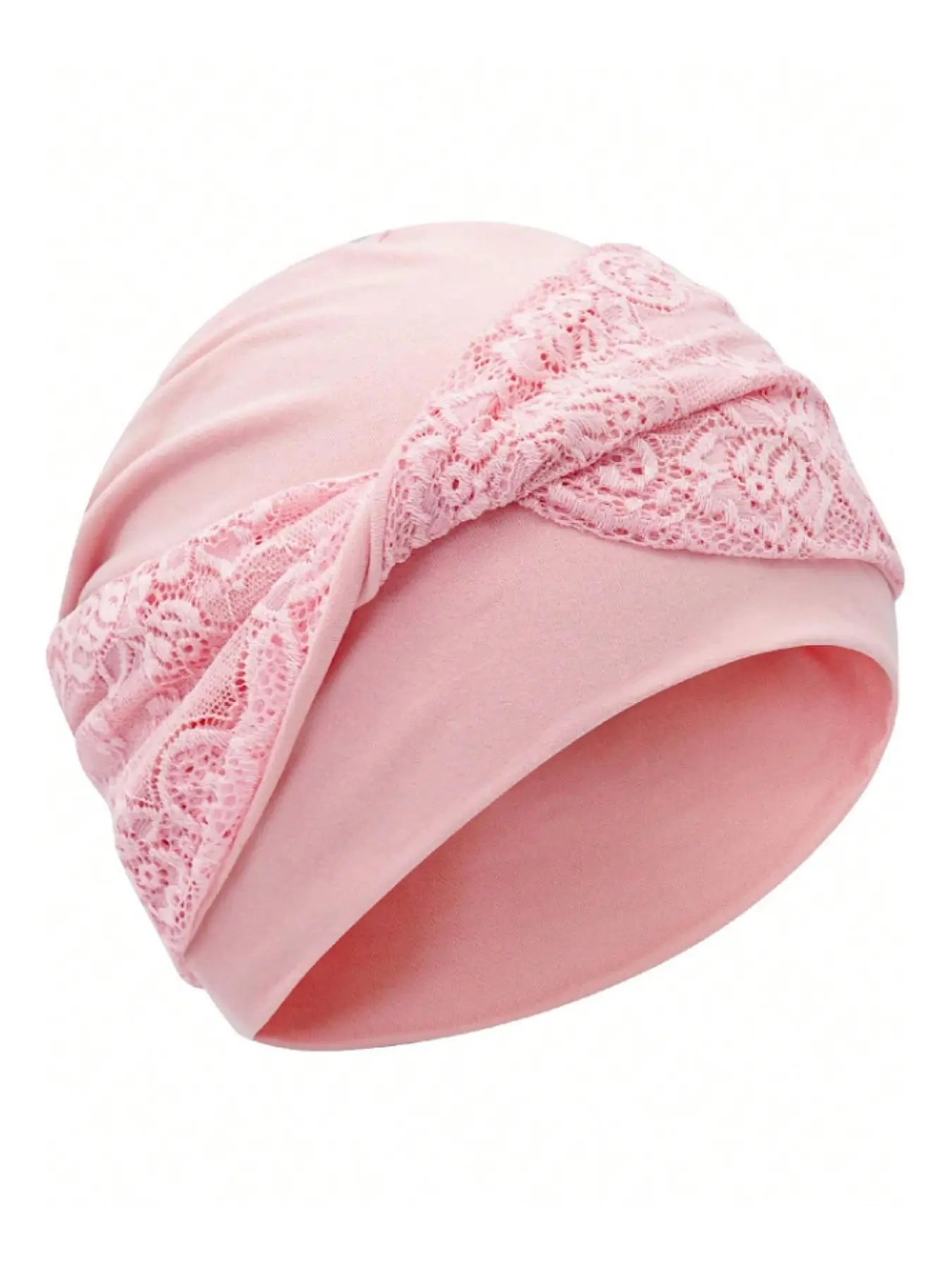1PC  New arrival: Women's chemotherapy headscarf with lace hair band. Featuring great elasticity, this bohemian-style knit hat doubles as a sleep cap and matches all outfits, suitable for wear all year round. Fashion Headscarf
