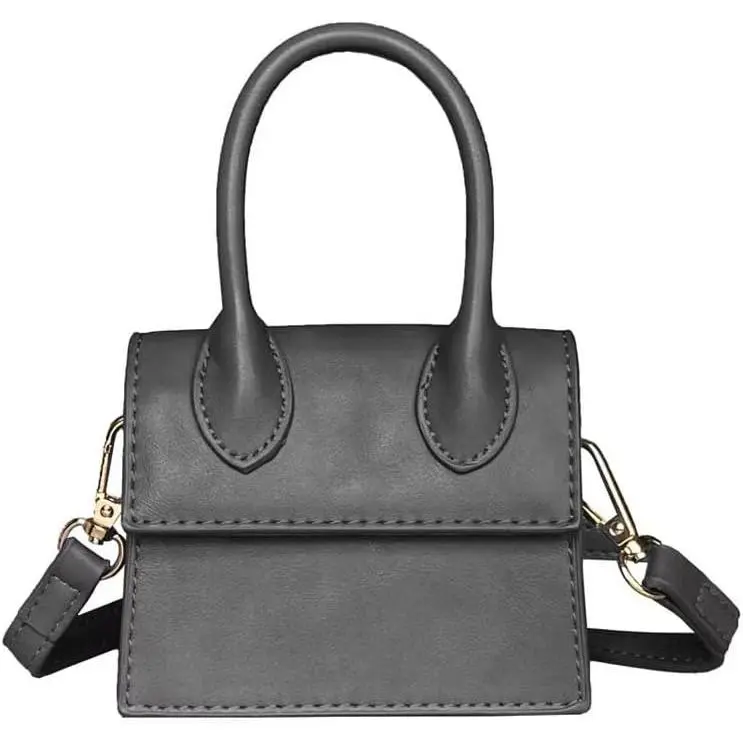 Women's Cute Mini Crossbody Purse with Crossbody Strap - Top Handle Clutch Purse (No Excessive Bulk)