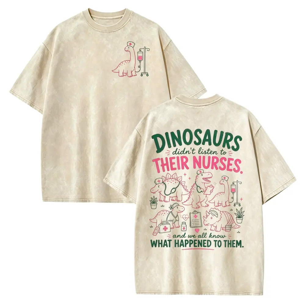 Funny Nurse Shirt Gift for RN, Pediatric Nurse Tee, NICU Nurse Shirt, Nurse Week Gift, Registered Nurse  Dinosaur Shirt CNA