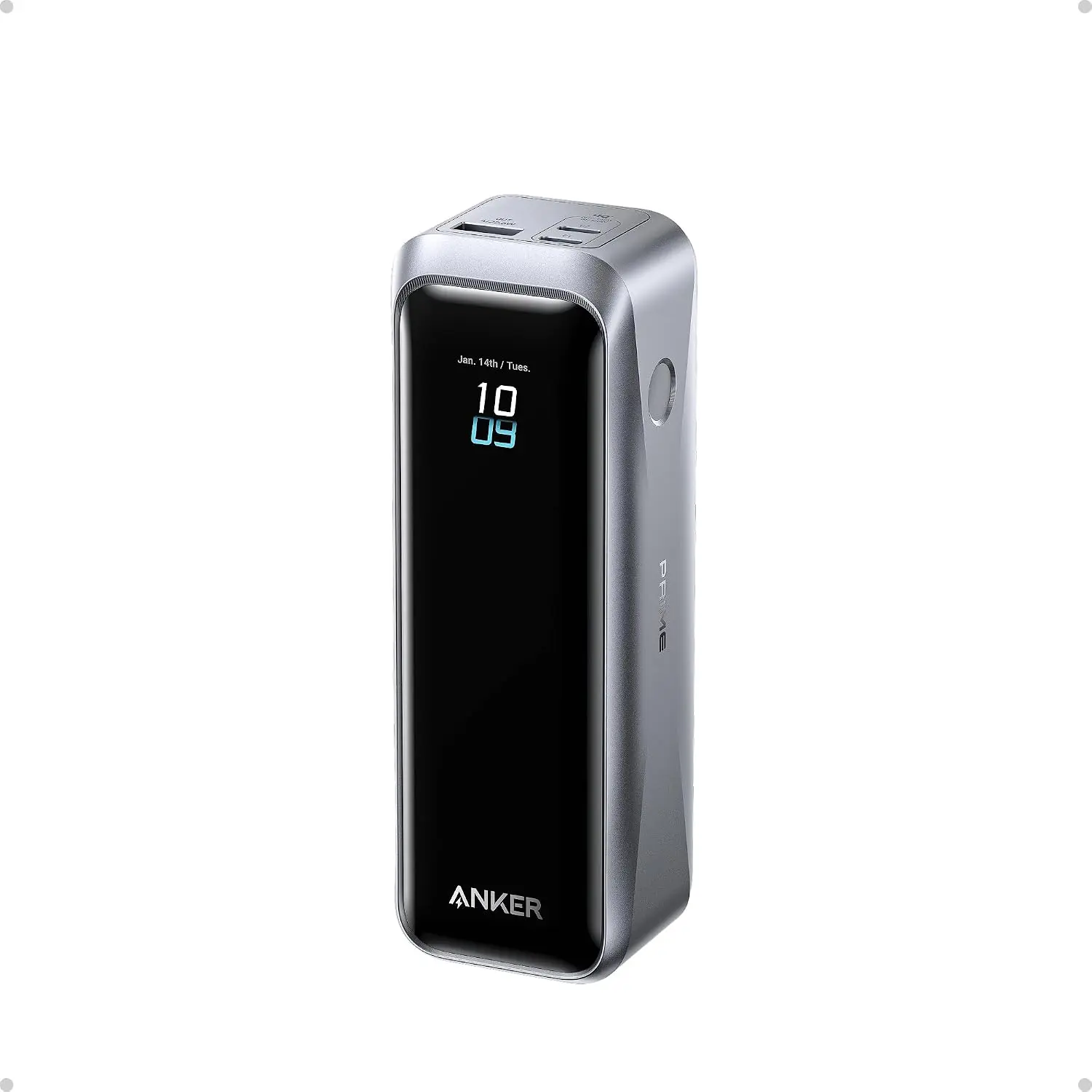 Anker Prime Power Bank, 20,100mAh 3-Port Portable Charger with 220W Max Output, Two-Way Charging, TSA-Approved, App Control, for MacBook, iPhone 17/16 Series, and More (Base Not Included) sohochic