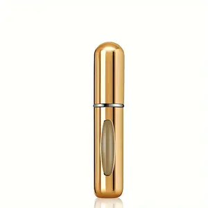 1/4Pcs 5ml Perfume Atomizer Portable Liquid Container for Cosmetics Traveling Mini Aluminum Spray Empty Refillable Bottle