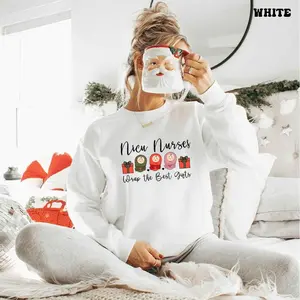 NICU Nurse Wrap the Best Gifts NICU Nurse X-mas Sweatshirt, Cute Neonatal Intensive Care Unit Nurse Christmas T-Shirt, NICU Nursing Xmas Party Outfit, Nursing Gifts for Woman