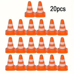 20 Traffic Signs, Traffic Cone Roadblock Signs, Toy Road Sign Models for Traffic Scenes, Cognitive Toys
