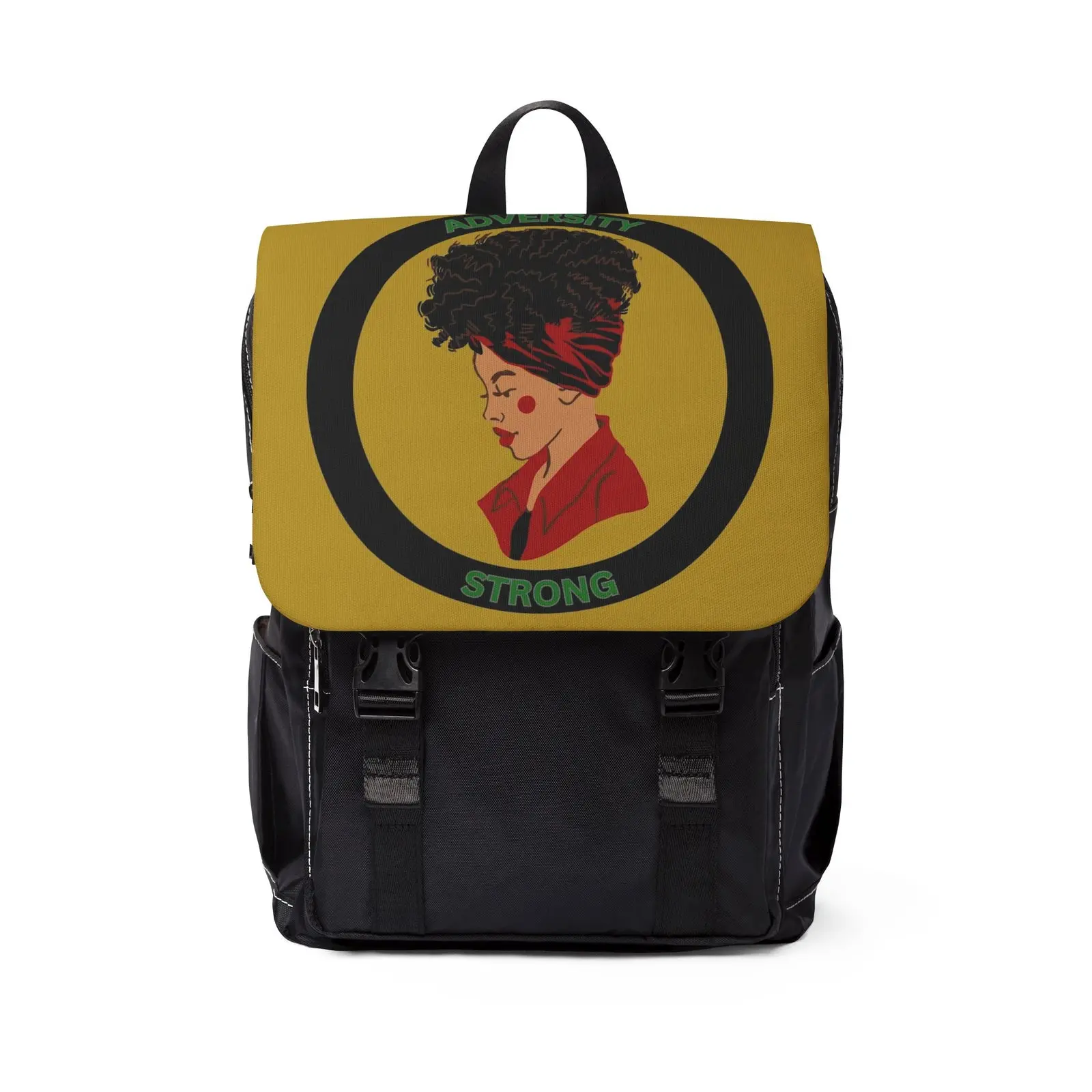 Adversity Strong Shoulder Backpack – Durable & Empowering, Exclusive at Loot Cascade