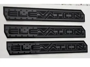 GMC Sierra 1500 Elevation Emblem Set American flag