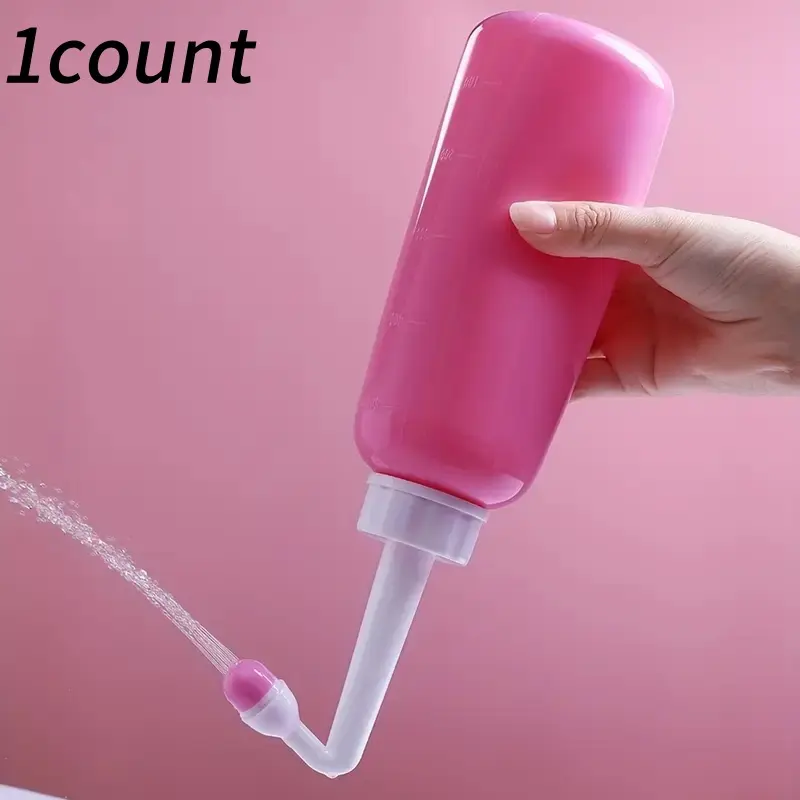Portable Bidet Bottle, 1 Count Leak Proof Bidet Sprayer, Personal Hygiene Bottle for Postpartum Care, Travel, Camping, Hiking, Organiser, Spray Containers