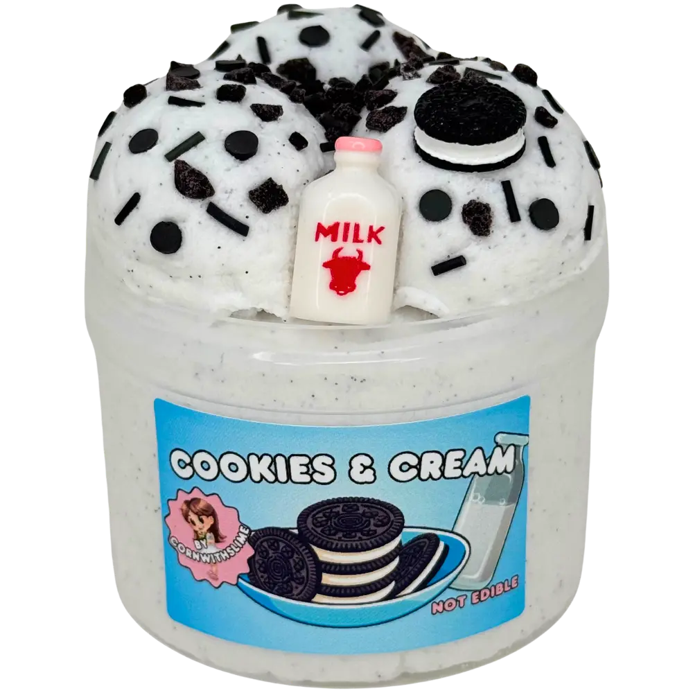 Cookies & Cream 8oz Slime Cloud Dough Texture Scented Cookies & Cream Cookies & Cream 8oz Slime Cloud Dough Texture Scented Cookies & Cream