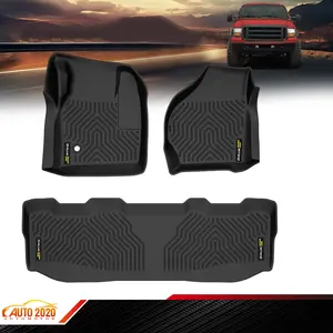 TPE 3D Floor Mats Liners Fit For 1999-2007 Ford F-250 F-350 Super Duty Crew Cab