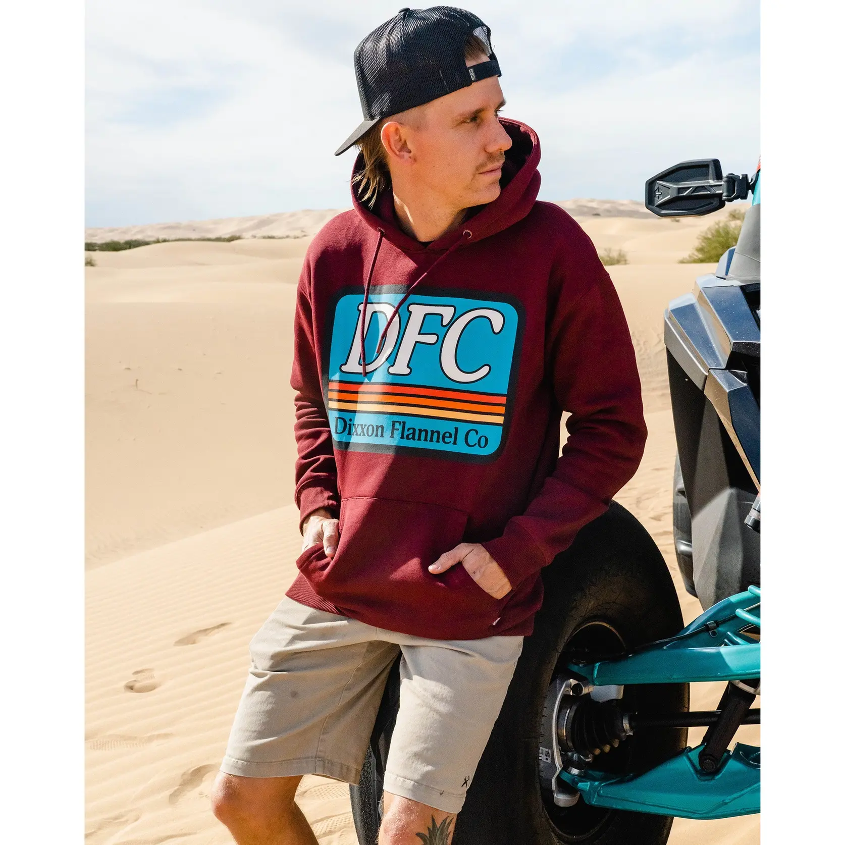 Steeze Pullover Hoodie - Maroon