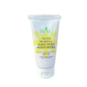 Teal Botanicals Tinted Mineral Sunscreen Moisturizer SPF 30 UVA UVB Reef Safe Lightweight Fragrance Free