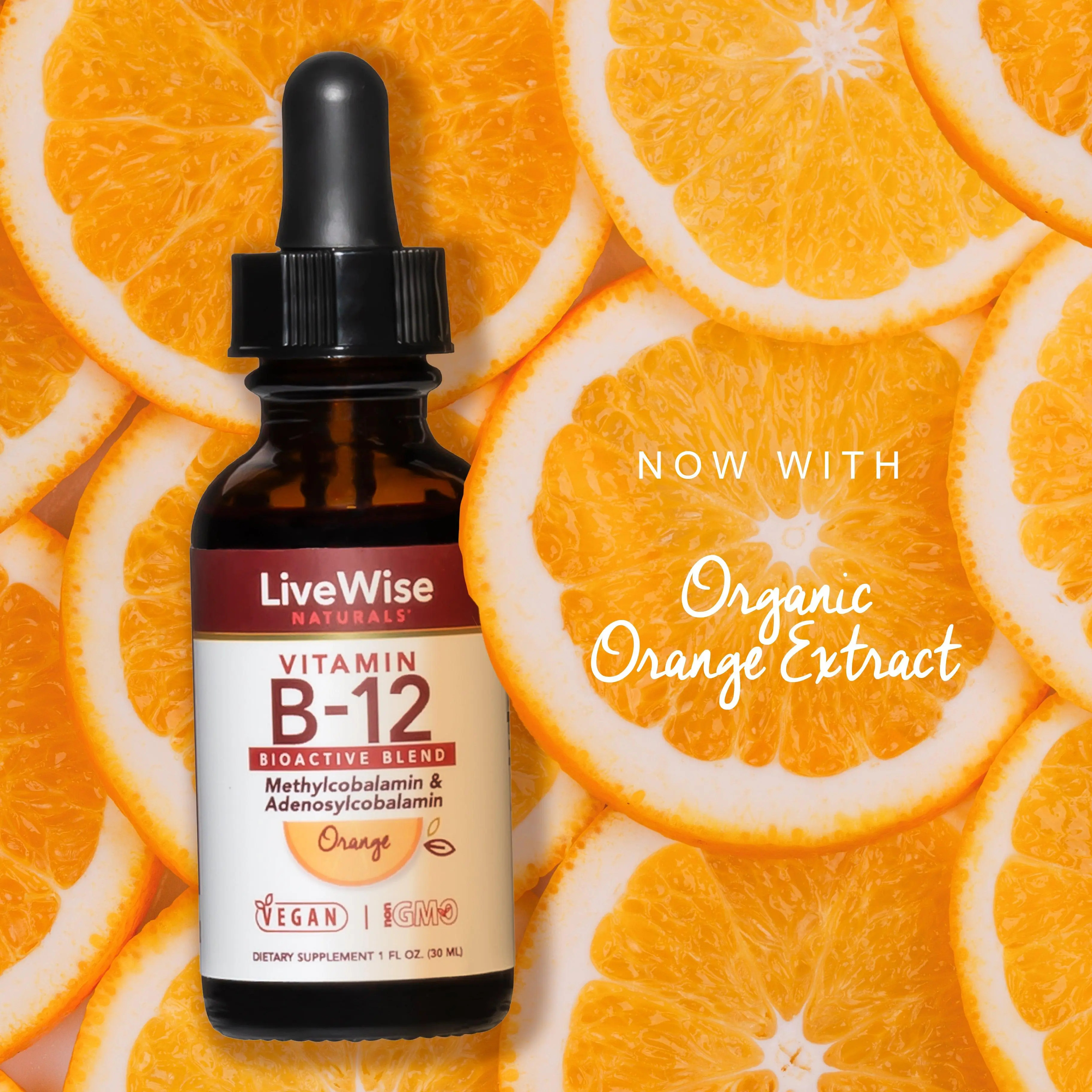 Vitamin B12 Liquid Drops – Methylcobalamin for Energy, Immune & Nervous System Support (1oz)