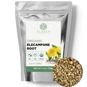 Elecampane Root, USDA Certified Organic, Cut & Sifted