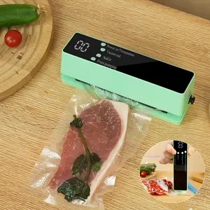 3 in 1 Kitchen Vacuum Food Sealer, Portable Rechargeable Vacuum Sealer, Wet and Dry Use, Commercial and Home Food Storage Vacuum Seal Packaging