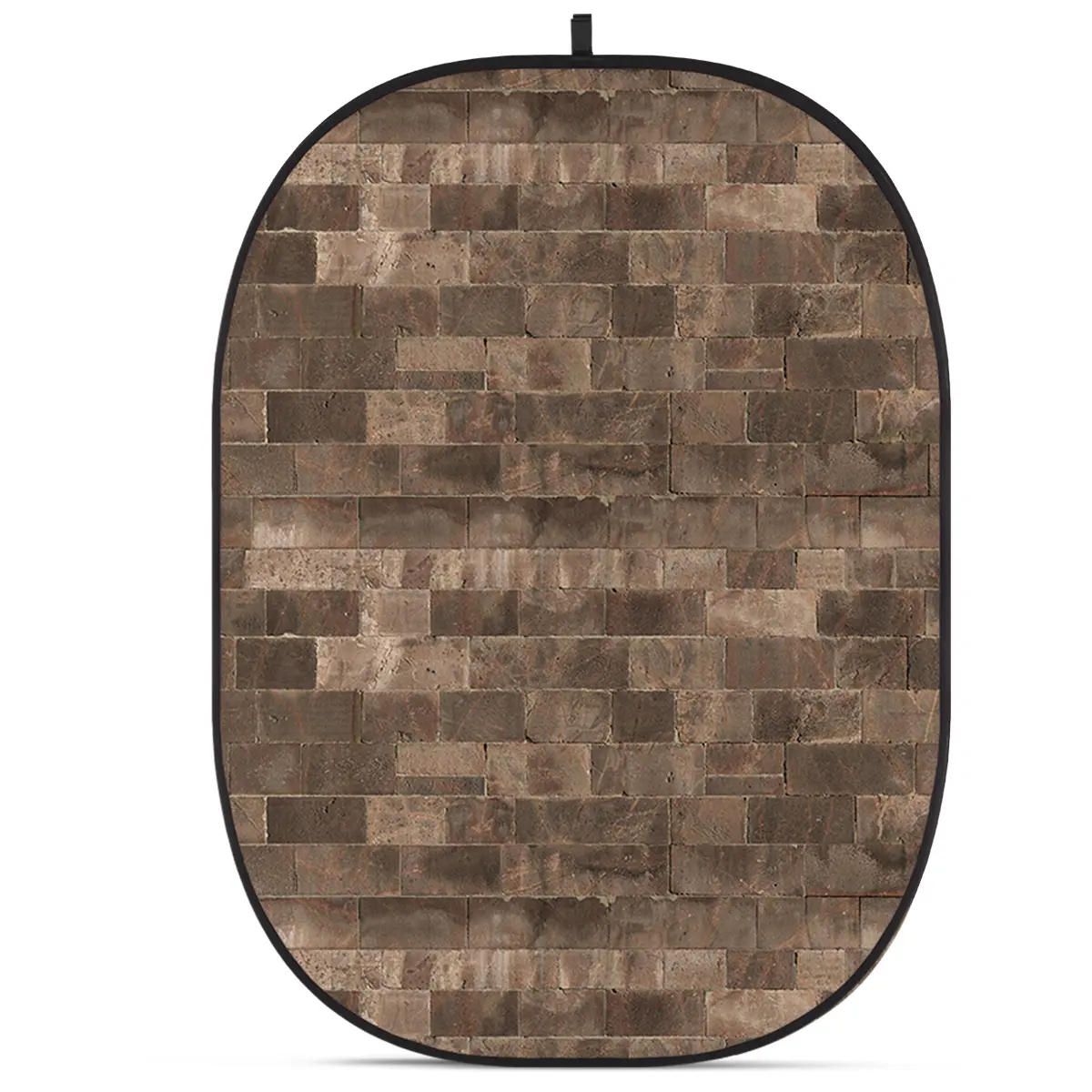 Glow CBA-WB0013 Lightweight 5x6.5' Fabric Collapsible Backdrop, Brick Wall Background for Cameras & Photography
