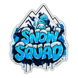 Snow Squad 4" Sticker