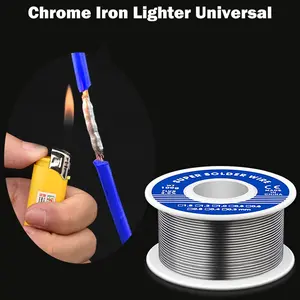 0.8mm Low Melting Point Solder Wire, Rosin Core, Eco-Friendly Solder Strip, Welding Tool Consumables, Lighter Accessories