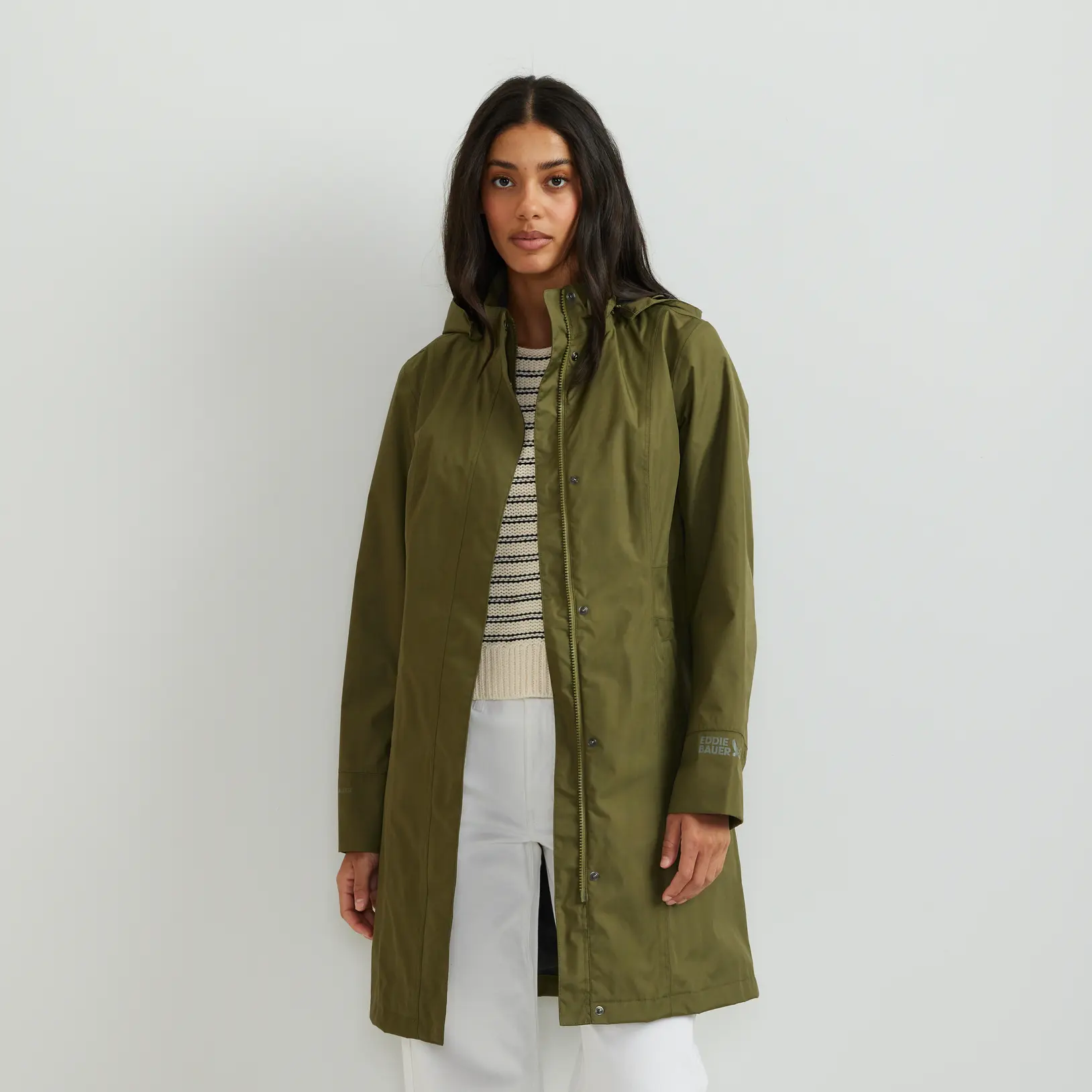 Women's Girl On The Go® Waterproof Hooded Trench Coat