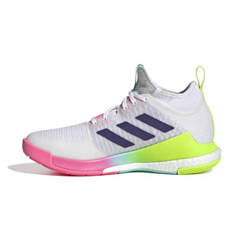 adidas Womens Crazyflight Volleyball Volleyball Sneakers Shoes - White