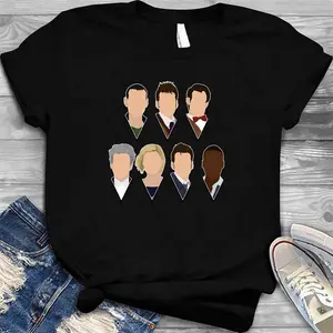 All 7 Modern Doctors (Including 15Th Doctor Ncuti Gatwa) - Doctor Who Inspired T-Shirt