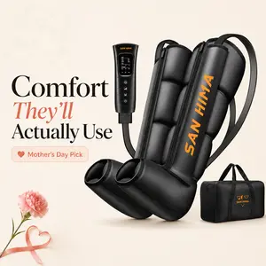 SAN HIMA Recovery Boots M/L Sequential Full-Leg Compression Boots with Air Compression – for Improved Circulation & Pain Relief, Full-Leg Pair for Daily Recovery Mother’s Day Gift tiktokshopspringglowup