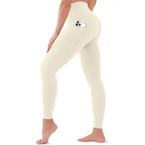 Waist Leggings for Women - Opaque, Soft Tummy Control Athletic Pants for Yoga, Running, Workout and Gym full shapewear butt lifter women-soft athletic tummy control pant yoga workout reg fitness legging