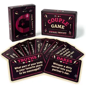 50-Card Truth or Dare Game for Adults, 2 Players & Long-Distance Couples – Perfect for Valentine’s Day, Anniversary Date Nights