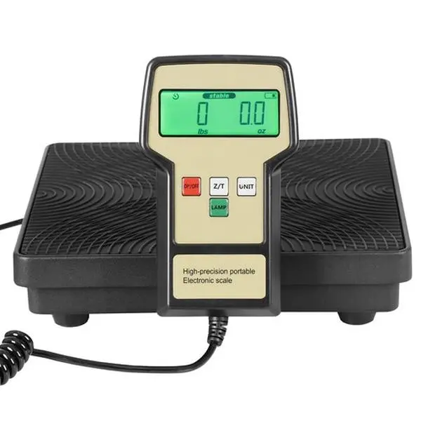 Segawe Heavy Duty 220 lbs Digital Refrigerant Charging Scale - HVAC Large, Accurate, Portable Digital Weighing Scale with Memory Function & Protective Case, 220Lbs. (100Kg)