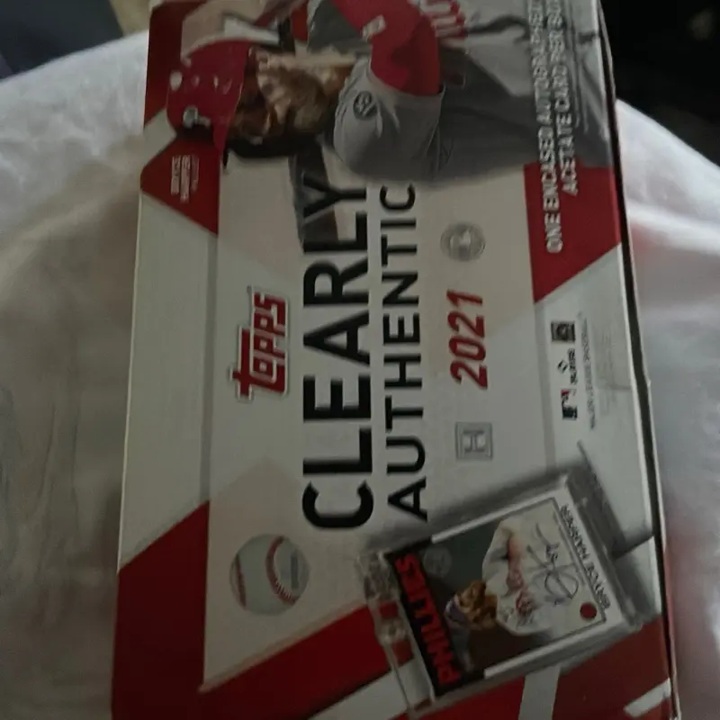 Topps Clearly Authentic 2021 Bryce Harper Trading Card