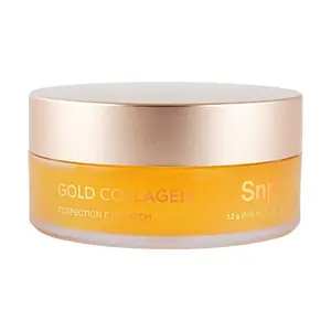 SNP 24K Gold Collagen Eye Patches - for All Skin Types, 60 Count Relaxing Masks