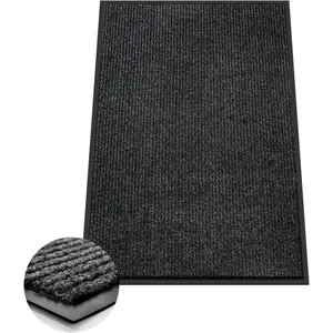 2'x3' Front Door Mat Heavy Duty Indoor Outdoor Door Mat Non-Slip Backing Doormat for Entryway Stain and Fade Resistant Commercial Floor Mats Entry Mat Low Profile Welcome Door Mats