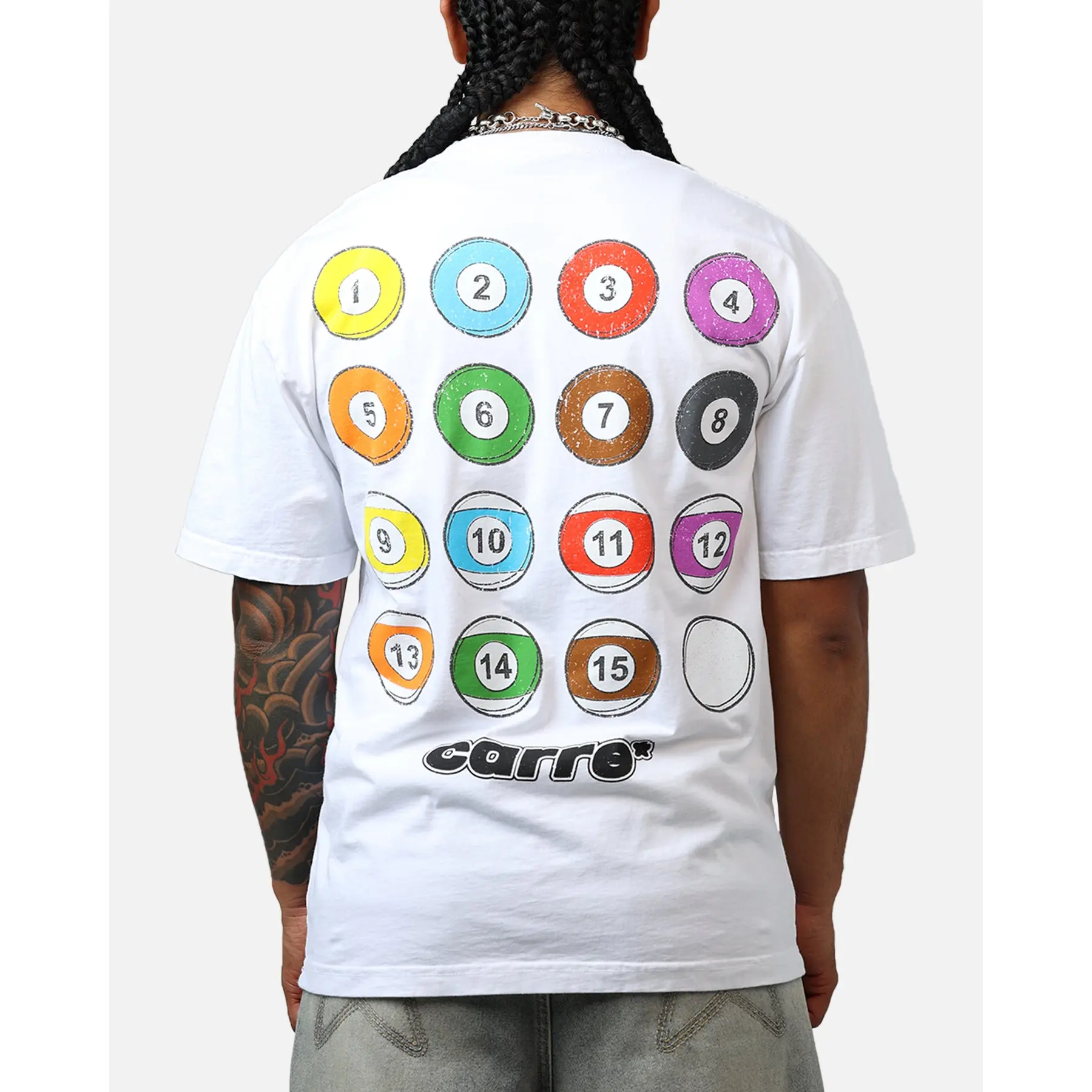 Carre Break T-Shirt White