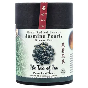 The Tao of Tea Hand Rolled Leaves, Green Tea, Jasmine Pearls, 3 oz (85 g)