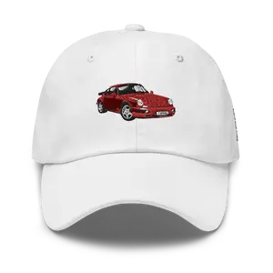 Red Porsche Dad hat