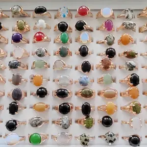 Elegant Assorted Fashion Rings Unique Colors Versatile Design Options Random Selection Stylish Accessory for Any Outfit