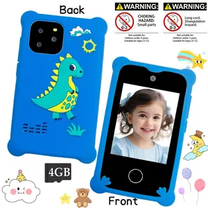 Children Popular Play Phone, Dinosaur Unicorn Design, Soft Silicone Cover, Quality Camera, Various Apps, Memory Card Support, Interactive Learning Toy, Ideal Holiday Gift For Boys Girls Ages 3-12