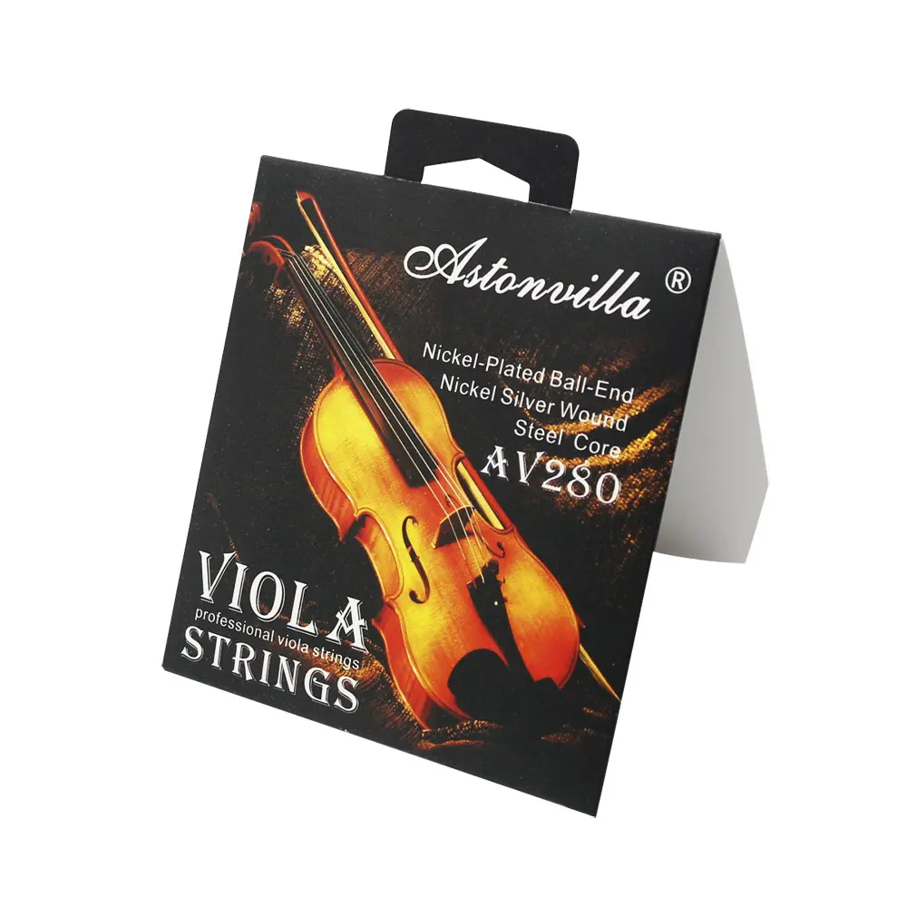 Aston Villa Violin Strings with Nickel-Plated Tuning Pegs, Improved Feel, High-Quality Musical Instrument Parts, Perfect for Musicians