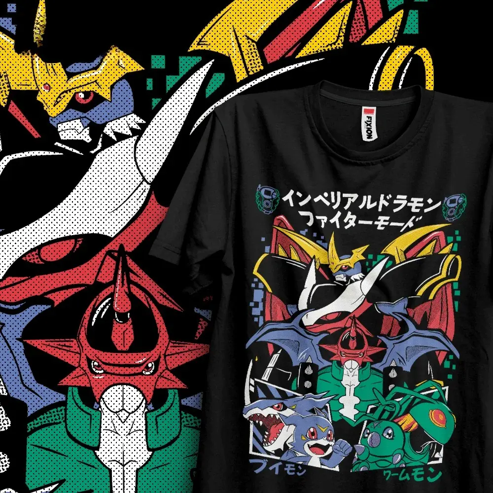 T-shirt For Anime Digimon – Imperialdramon [N] Mange Tee