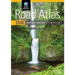 USED Book - Rand McNally Road Atlas 2018: United States, Canada and Mexico by Rand McNally (Paperback) - english