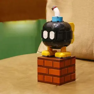 New 2026 anime character Building Bricks Cartoon Models Piranha Plant Flame Flower Special Stars Ultra Dynamite Christmas gifts #VHH