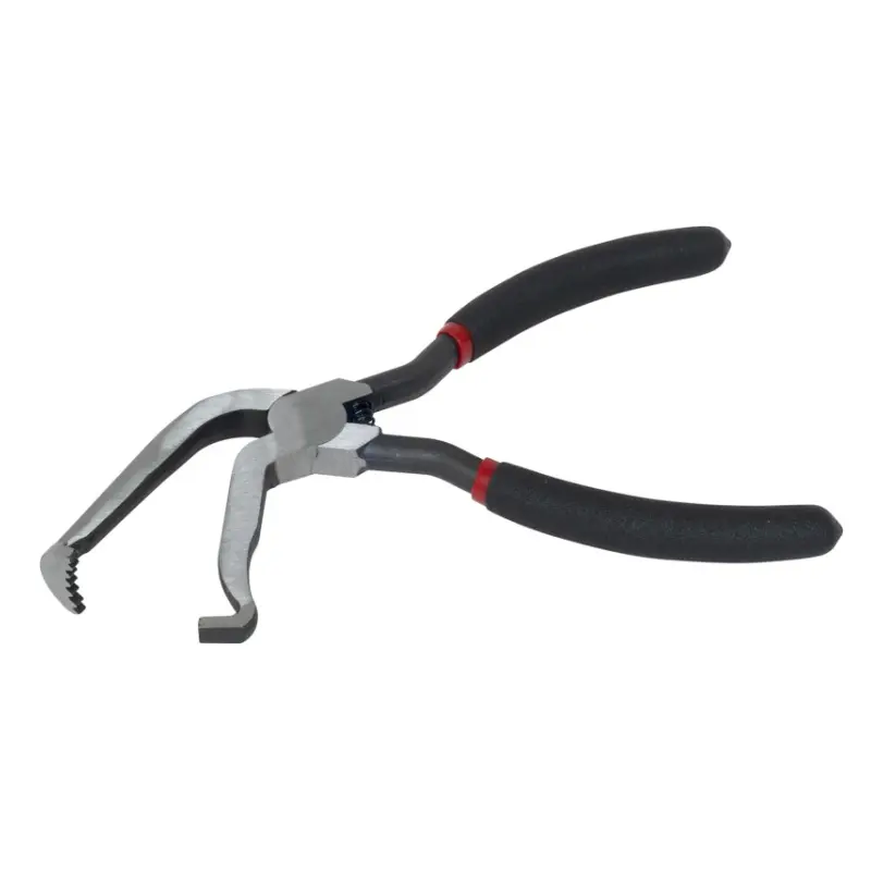 8 In Electrical Disconnect Pliers - Disconnect Repair Tools with Dual Durometer Grips for 1-Handed Removal of Locking Push-Tab Connectors on Mass Airflow (MAF) Sensors, Fuel Injectors