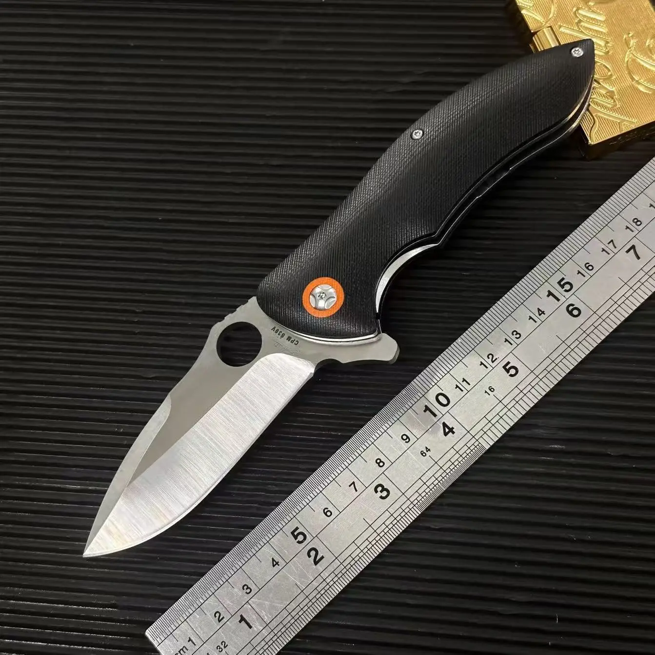 Outdoor Folding Knife, G10 Handle, High Hardness Steel, Outdoor Camping, Driving, Fishing EDC Tool, Best Gift