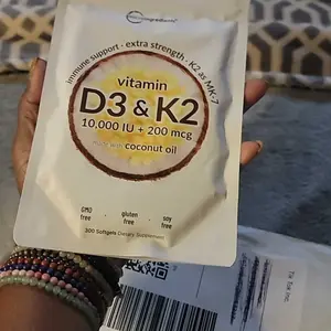Product Review of Micro Ingredients Vitamin D3 K2 Supplement Softgels from r**e