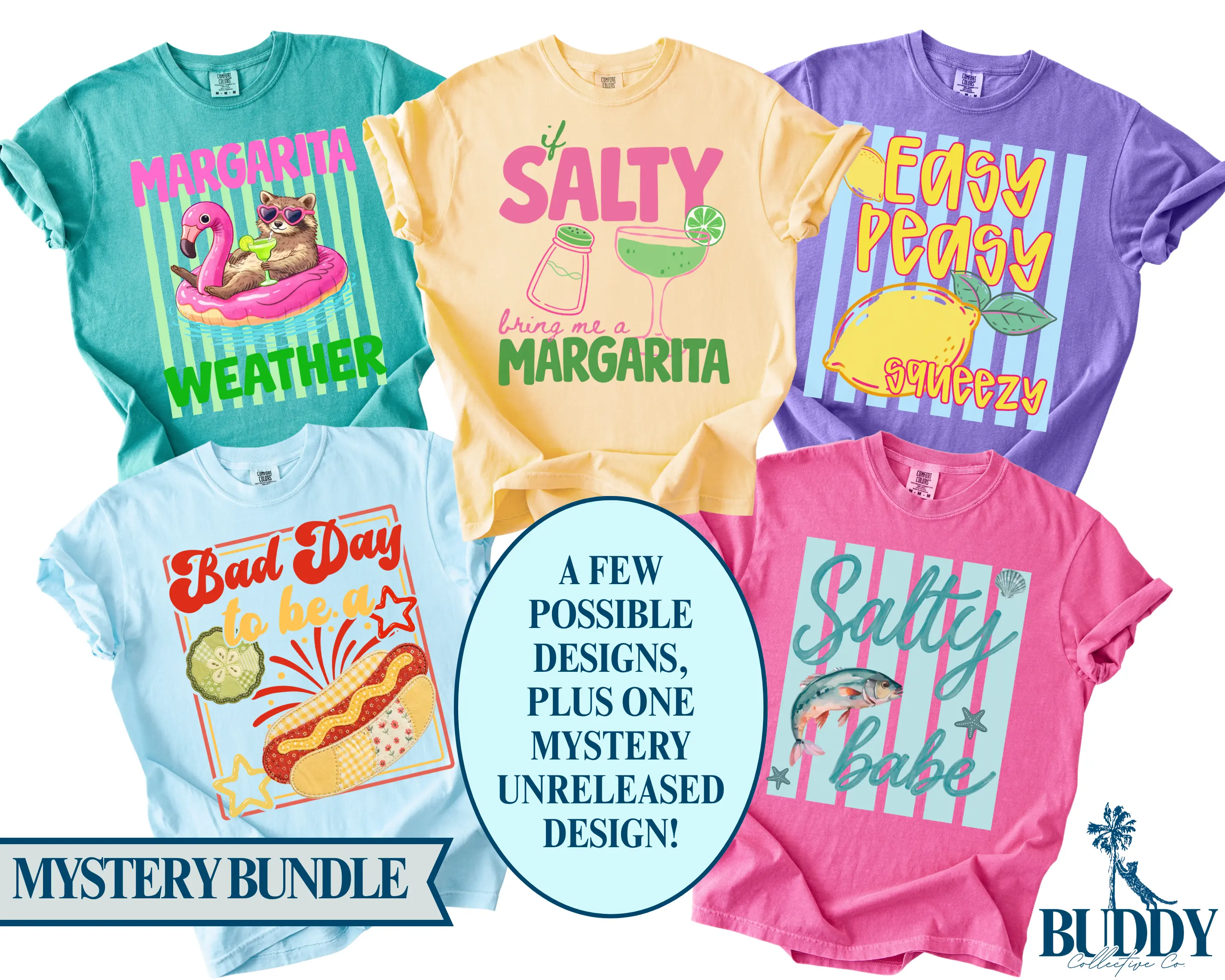 Mystery Bundle- 5 Random Trendy Women's Summer Shirts