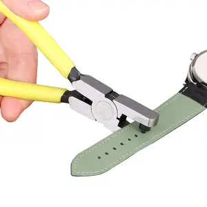 Watch Band Leather Hole Punch Plier Universal 2.0mm Shoe Strap Hole Puncher Wrist Belt Punch Hole Tool Puncher Pliers Repair Tools Suitable for Belts, Shoes, Fabric, DIY Crafts Projects, Dog Collars Must-haves for DIY Crafts
