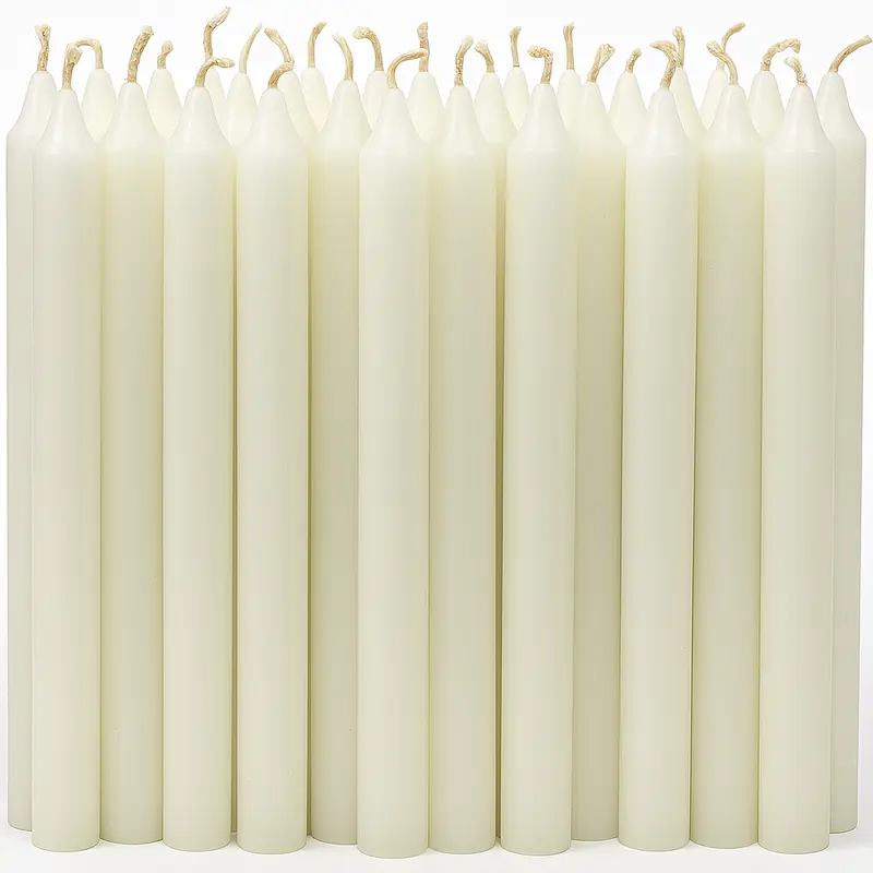 36 PCS Unscented Spiritual Candle Set - 6 in Durable Wax Household Candles for Clean Burn, Cleansing, Meditation
