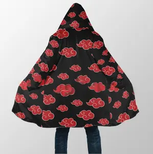 Akatsuki Naruto Dream Cloak Coat, Anime Men's Women's Hooded coat, Fleece Jackets Coats, Gift For Men And Women