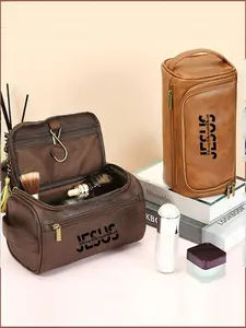 Men's Toiletry Bag, Stylish Travel Bag, Large Capacity Organizer, Hanging Toiletry Bag, Can Hold Shaving Kits and Accessories, Suitable for Friends and Family, Father's Day, Father's Birthday, Business Trips, And Vacation Packing.