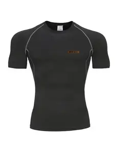 Men's Sweat-Wicking Sport T-Shirt, Slim-Fit Compression Top, Long Sleeve, Ideal for Training, Comfortable & Durable Design